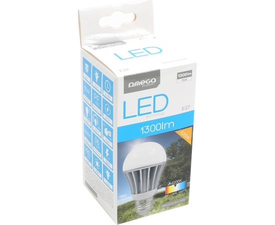 Omega LED лампочка E27 15W 4200K (42582)