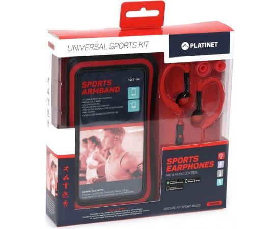 Platinet спортивный комплект, красный (42930)