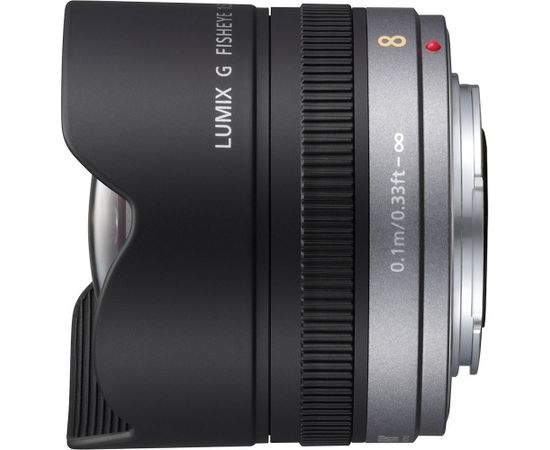 Panasonic Lumix G 8mm f/3.5 Fisheye objektīvs