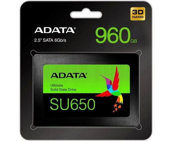 A-data SSD ADATA Ultimate SU650 960GB SATA3 (Read/Write) 520/450 MB/s retail