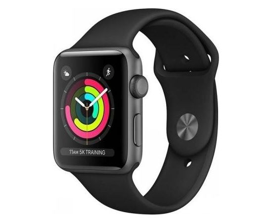 Apple Watch Series 3 GPS 38mm Space Gray, Black Sport Band