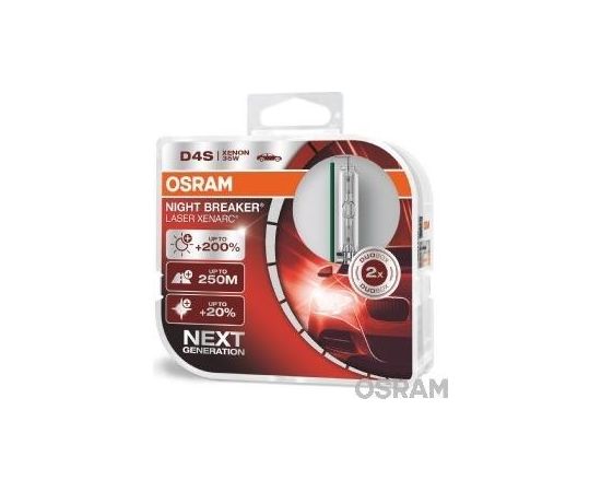Osram spuldžu komplekts D4S 66440XNL-HCB Night Braker Laser +200%
