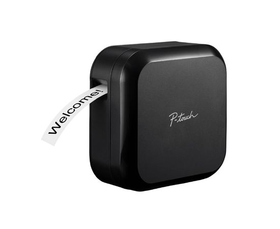 BROTHER PT-P710 CUBE Plus melns galda uzlīmju printeris (USB, 3.5-24mm, Bluetooth, akumulators ar adapteri)