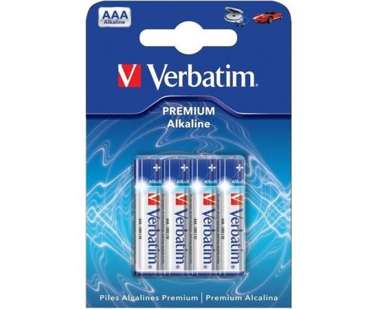 Verbatim ALKALINE BATTERY AAA 4PACK