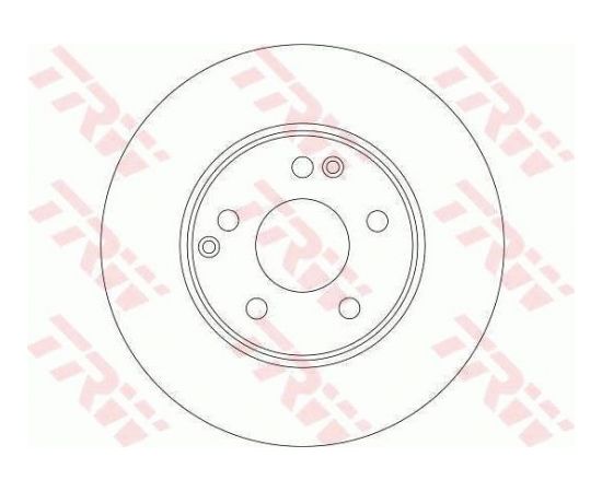 TRW Bremžu disks DF4180