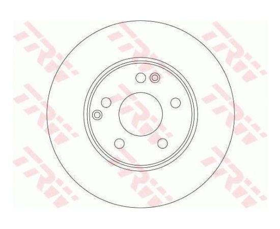 TRW Bremžu disks DF4180