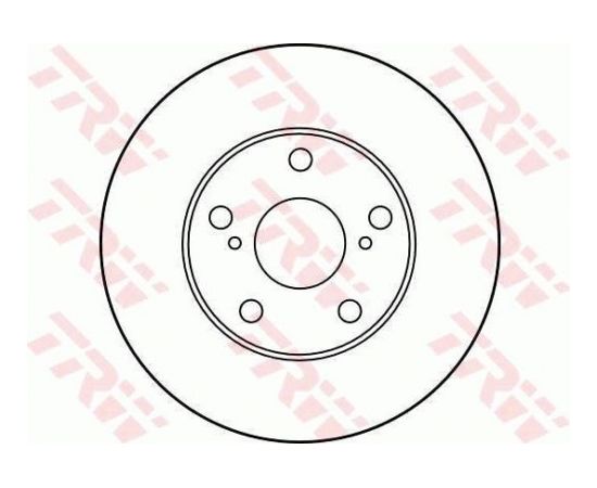 TRW Bremžu disks DF1431