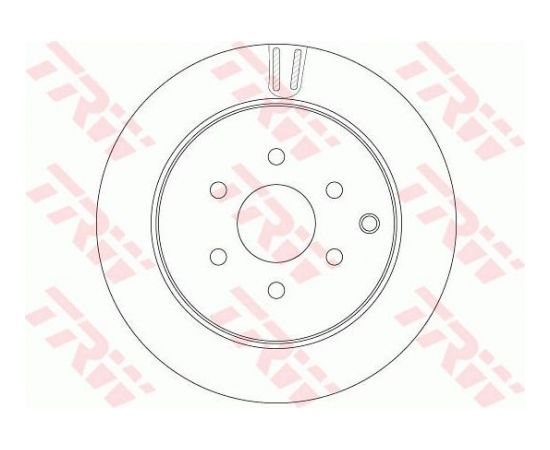 TRW Bremžu disks DF6289