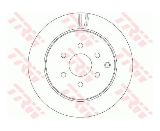 TRW Bremžu disks DF6289