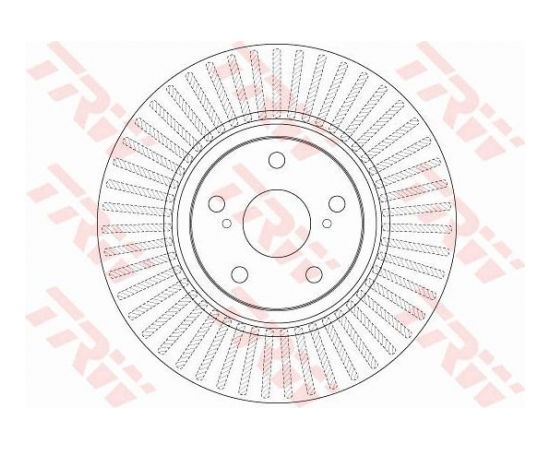 TRW Bremžu disks DF6268