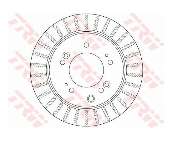 TRW Bremžu disks DF6191S