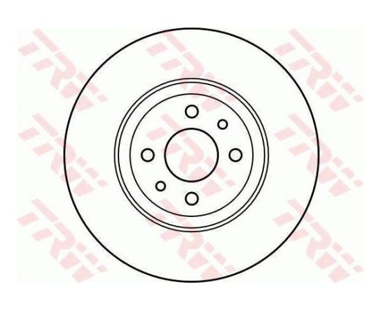 TRW Bremžu disks DF2566