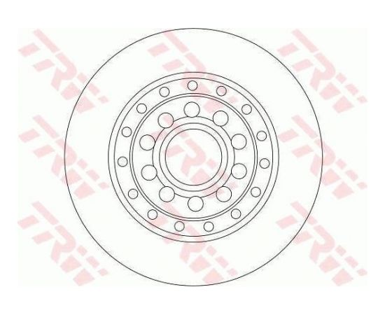 TRW Bremžu disks DF4269