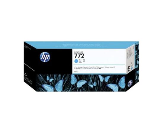 Hewlett-packard HP 772 Cyan DJ Ink Cart, 300 ml / CN636A