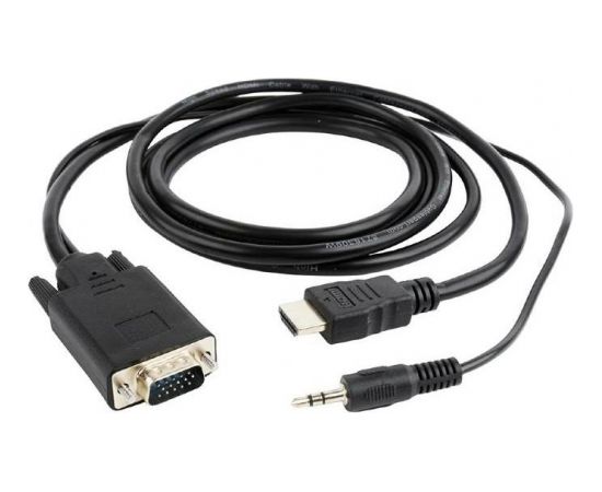 CABLE HDMI-VGA +3.5MM/1.8M A-HDMI-VGA-03-6 GEMBIRD