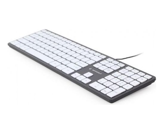 KEYBOARD MULTIMEDIA USB ENG/CHOCOL. KB-MCH-02-BKW GEMBIRD