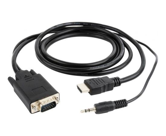 CABLE HDMI-VGA +3.5MM/3M A-HDMI-VGA-03-10 GEMBIRD