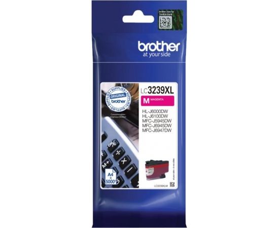 BROTHER LC3239XLM TONER HIGH MAGENTA 5000