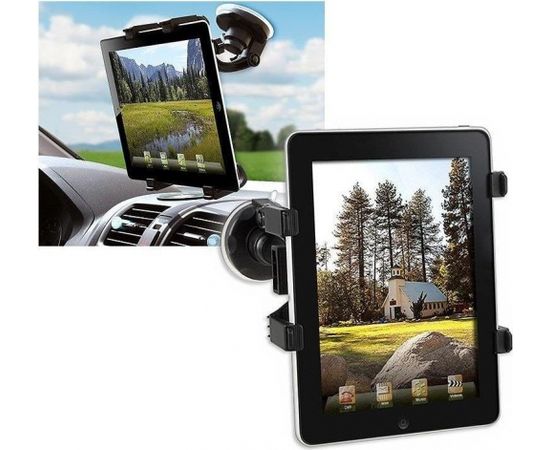 Techly Car windscreen mount holder for Tablet / iPad 7''-10.1'' black