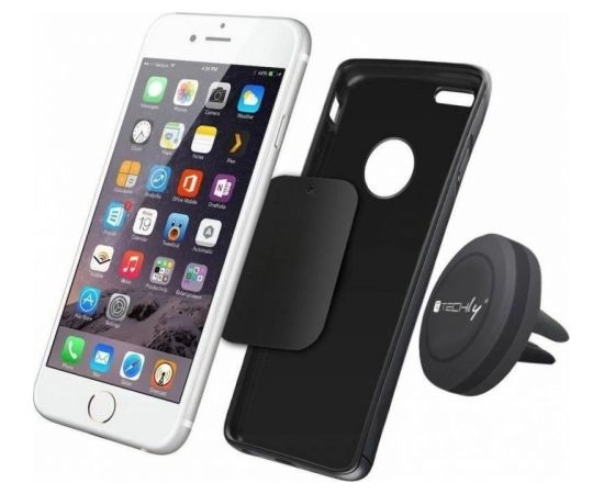 Techly Smartphone / GPS magnetic holder for car air vent