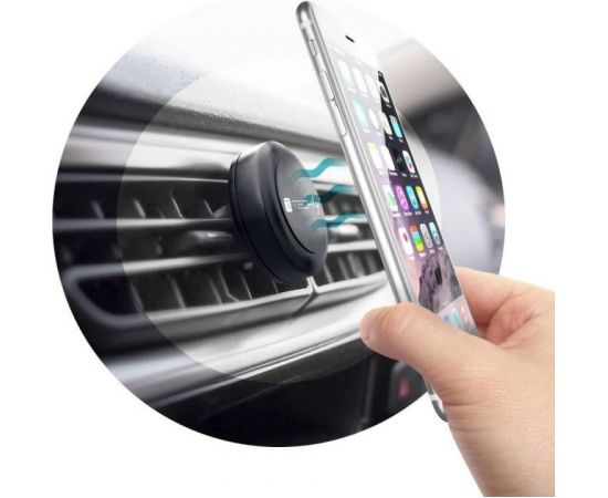 Techly Smartphone / GPS magnetic holder for car air vent