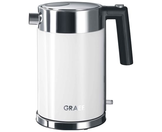 GRAEF. Kettle WK401EU Standard, Stainless steel, White, 2000 W, 360° rotational base, 1 L