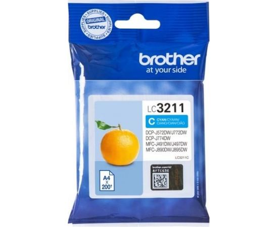 BROTHER LC3211C TONER CYAN 200P