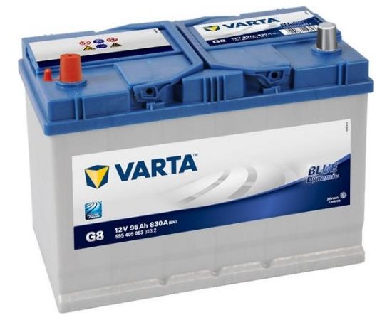 VARTA BLUE DYNAMIC G8 12V 95AH 830A (EN) 306x173x225 +/- Akumulators