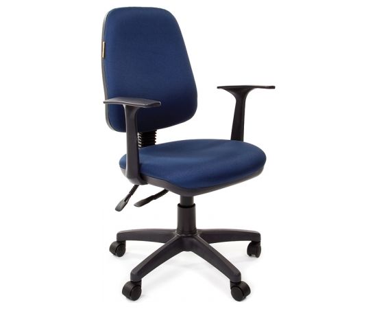 Biroja krēsls CHAIRMAN 661 melns pamats, zils audums