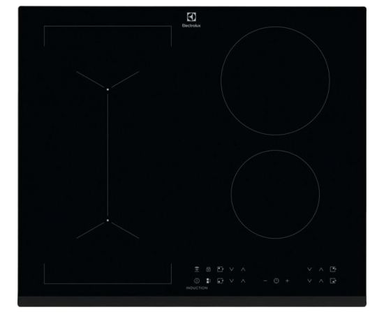 ELECTROLUX LIV63431BK indukcijas plīts virsma Bridge 60cm Hob2Hood