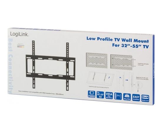 LOGILINK -  TV Sienas stiprinājums , fix, 32-55'', max. 40 kg