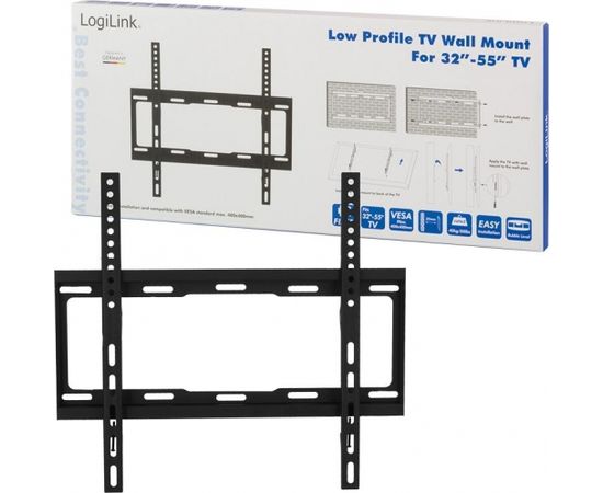 LOGILINK -  TV Sienas stiprinājums , fix, 32-55'', max. 40 kg