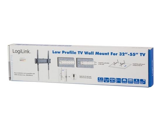 LOGILINK BP0013 TV Sienas stiprinājums , fix, 32-55, max. 40kg