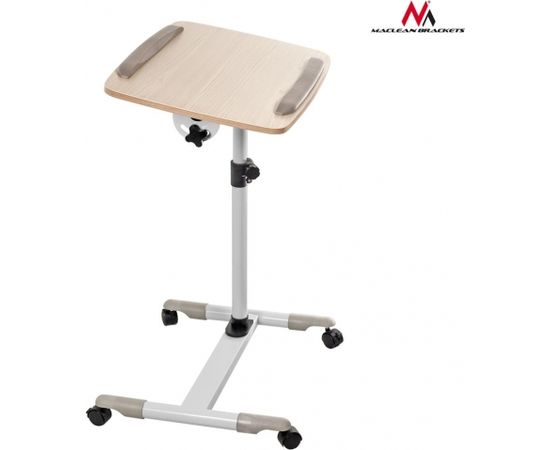 Maclean MC-671 Universal Portable Adjustable Laptop Projector Desk Trolley Table