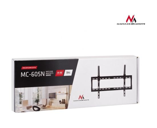 Maclean MC-605 TV Sienas stiprinājums  Bracket LCD LED Plasma 37'' - 70'' 55kg High Qualit