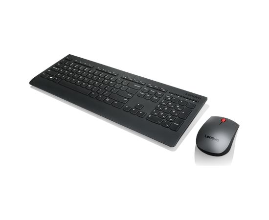 Lenovo 4X30H56824 Keyboard and Mouse Combo, Wireless, Keyboard layout Swedish/Finnish, Black,