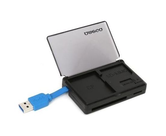 Omega OUCR33IN1 Картридер SDHC / MicroSD / SDXC / с 3.0 USB-плагином / черный