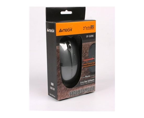 A4Tech OP-560NU wired, Black, Padless Mouse