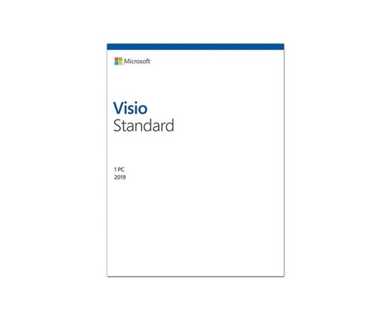 Microsoft D86-05822 Visio Std 2019 ESD, Multilingual