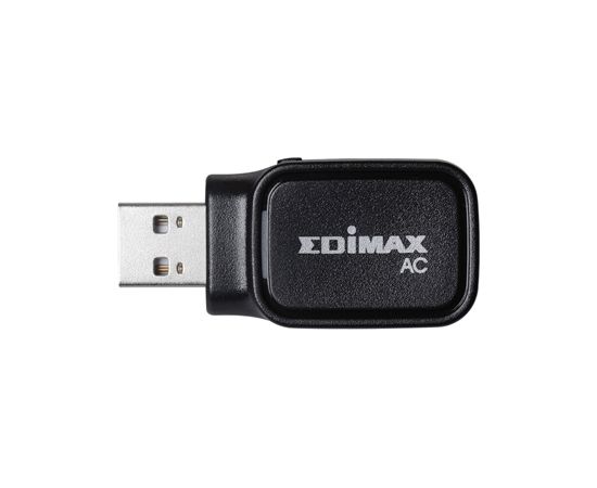 Edimax AC600 Dual-Band Wi-Fi USB Adapter 2.4GHz/5GHz, Antenna type Internal, USB ports quantity 1