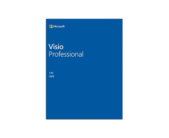 Microsoft D87-07425 Visio Pro 2019 ESD, Multilingual