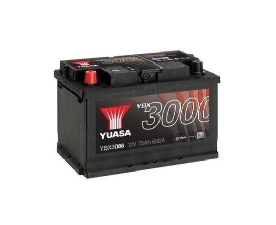 Akumulators Yuasa 3000 YBX3075 60Ah 550A [CLONE]