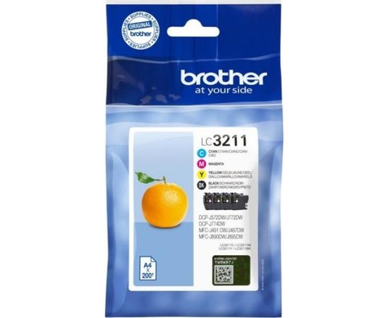 BROTHER LC3211VALDR VALUE PACK (LC3211 BK/C/M/Y)