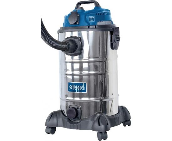 Wet & dry vacuum cleaner ASP 30-ES, blower function, Scheppach