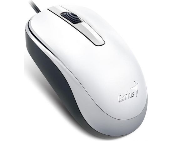 Genius optical wired mouse DX-120, White