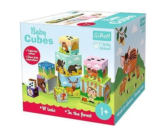 Trefl Baby cubes Little Planet Attīstošās spēles