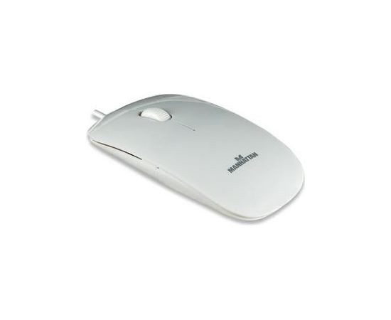 Manhattan Optical Mini Mouse Silhouette USB 1000dpi White