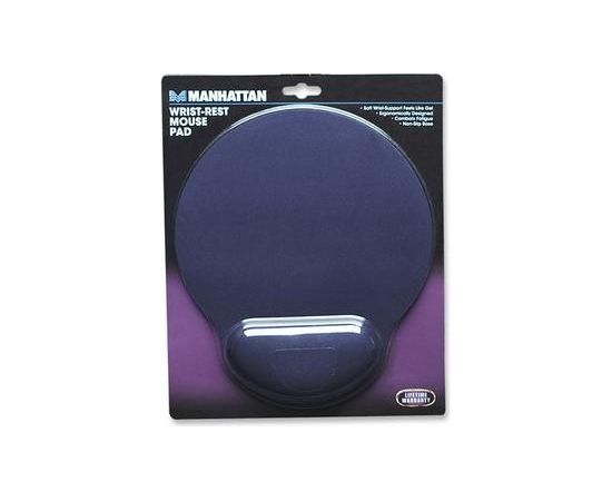 Manhattan Wrist-Rest Mouse Pad Gel-like Foam Blue