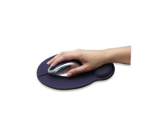 Manhattan Wrist-Rest Mouse Pad Gel-like Foam Blue