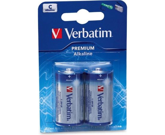 Verbatim ALKALINE BATTERY C 2PACK